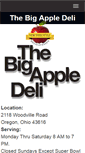 Mobile Screenshot of big-apple-deli.com